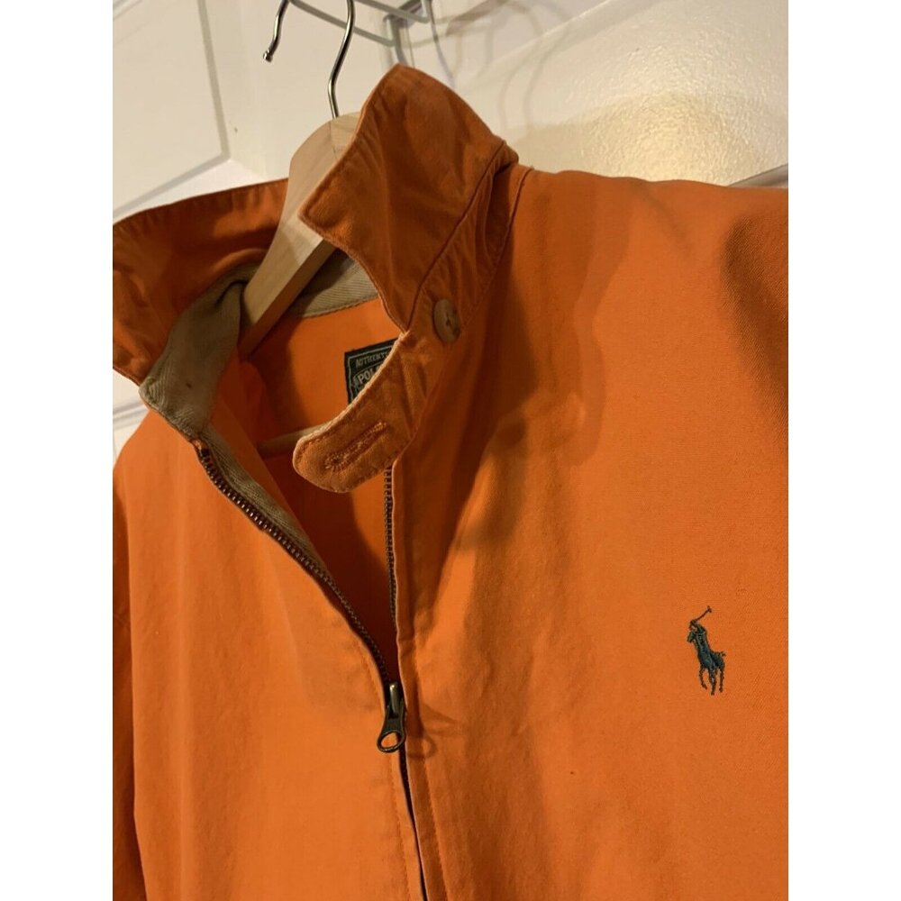 VTG Polo Country Ralph Lauren Men’s Sz S Jacket Windbreaker Orange